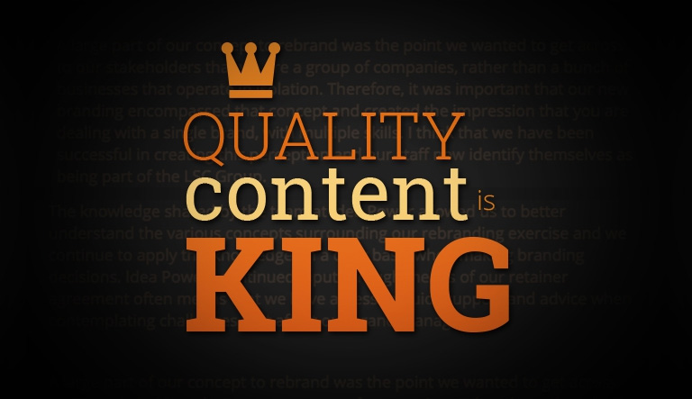 Good Content Gained Importance