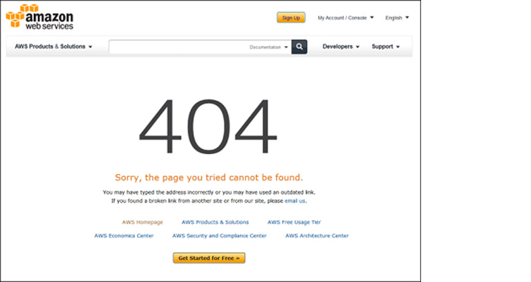 Amazon 404 Page